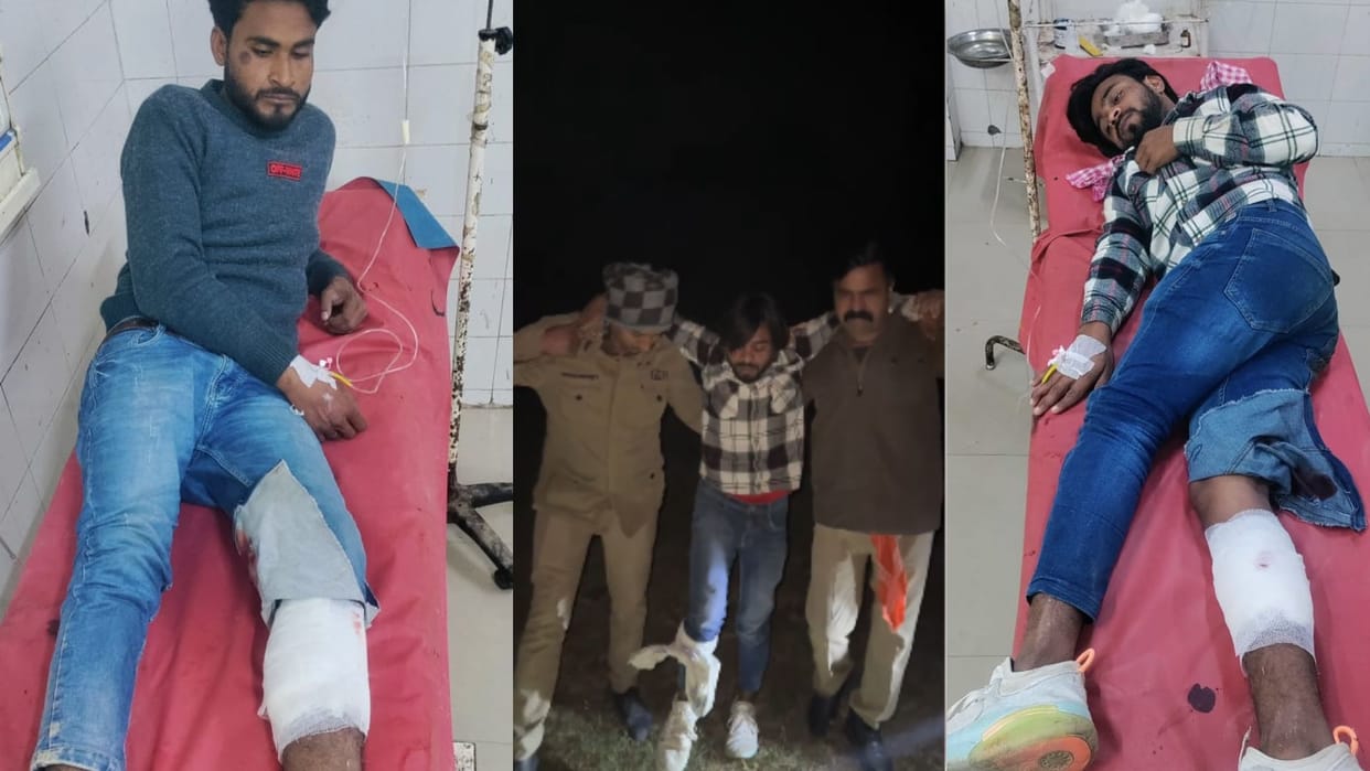 Two animal smugglers arrested in police encounter in jaunpur
