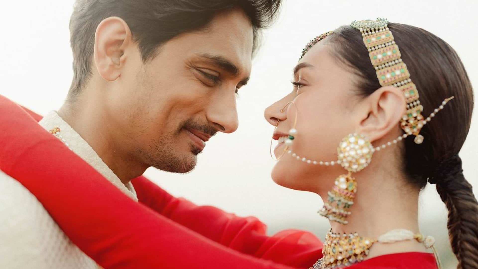 Aditi Rao Hydari Siddarth new wedding pics regal elegance look goes viral on social media