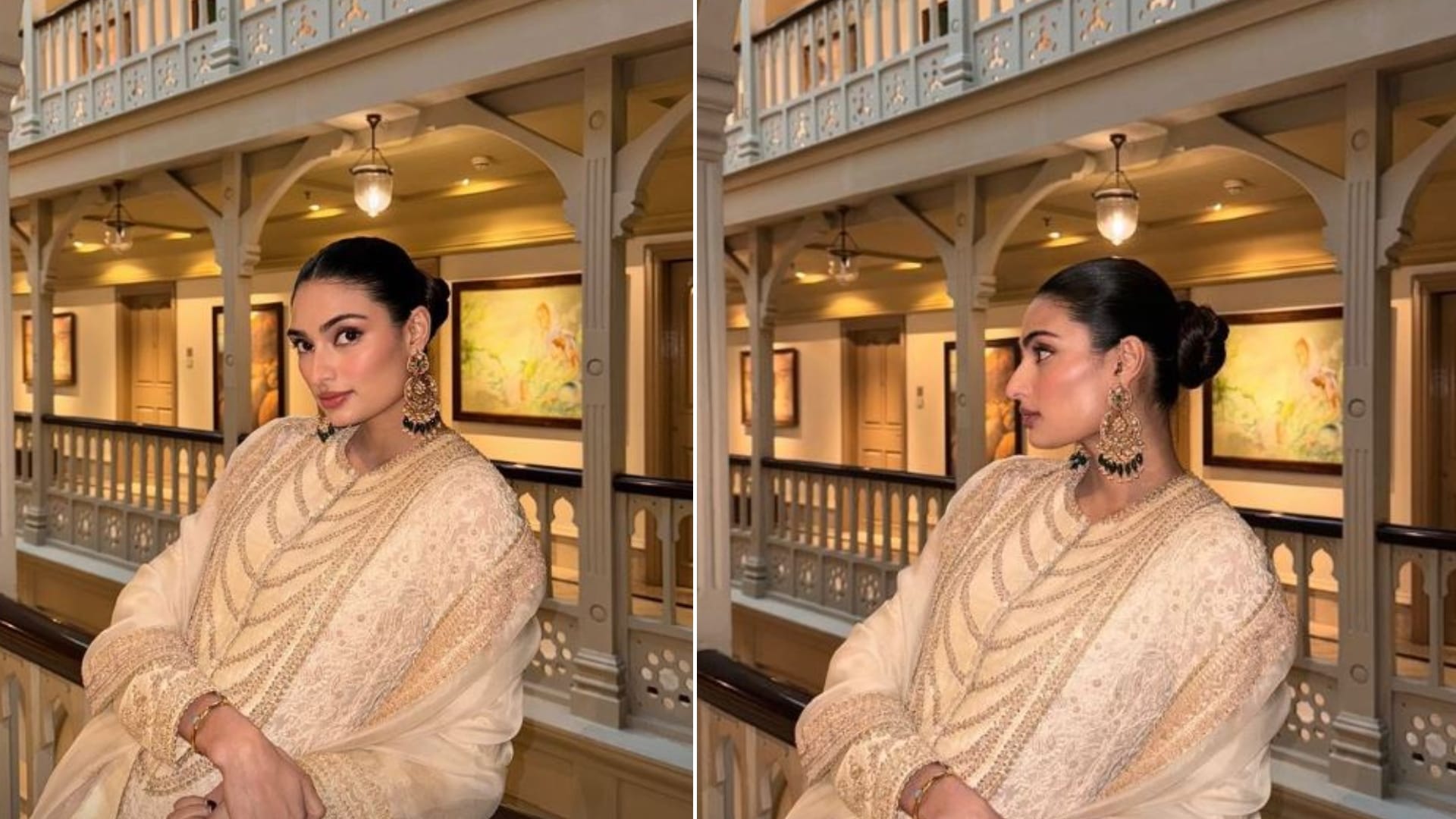 Mom to be Athiya Shetty flaunts her baby bump in a white white ethnic outfit goes viral see fans reaction