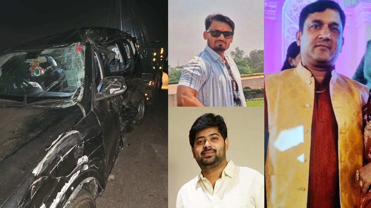 Five people died in Kannauj road accident