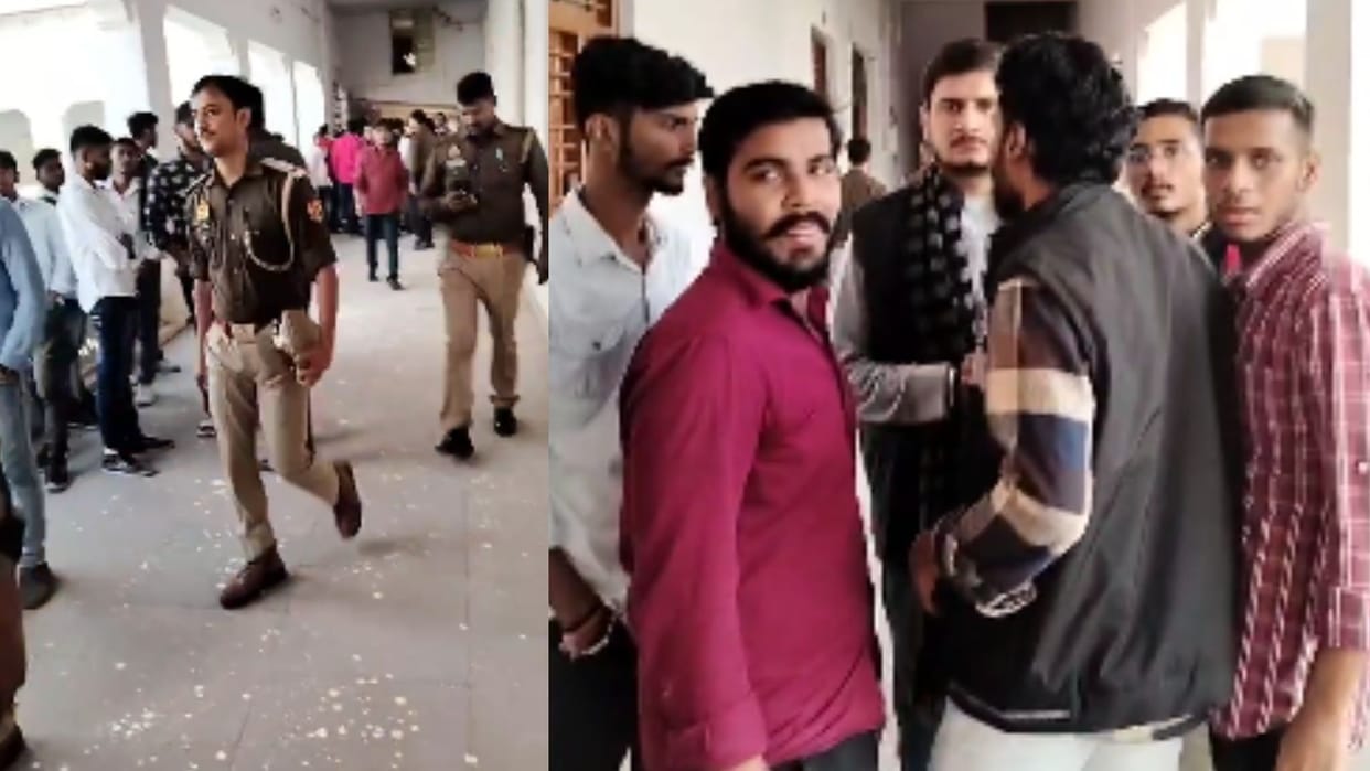 Kashi Vidyapeeth students fight between two groups in varanasi
