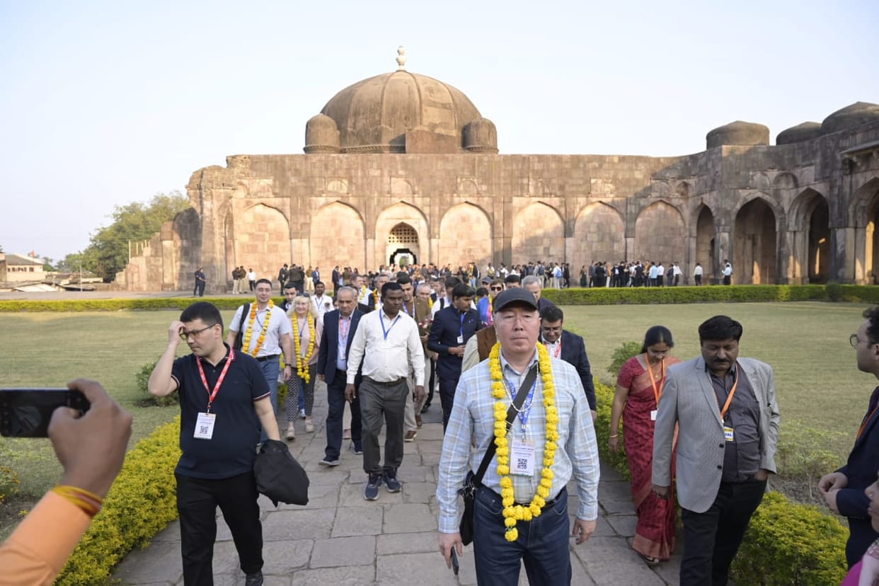 MP News: Representatives from 16 countries arrived in Mandu to attend the Asian conference