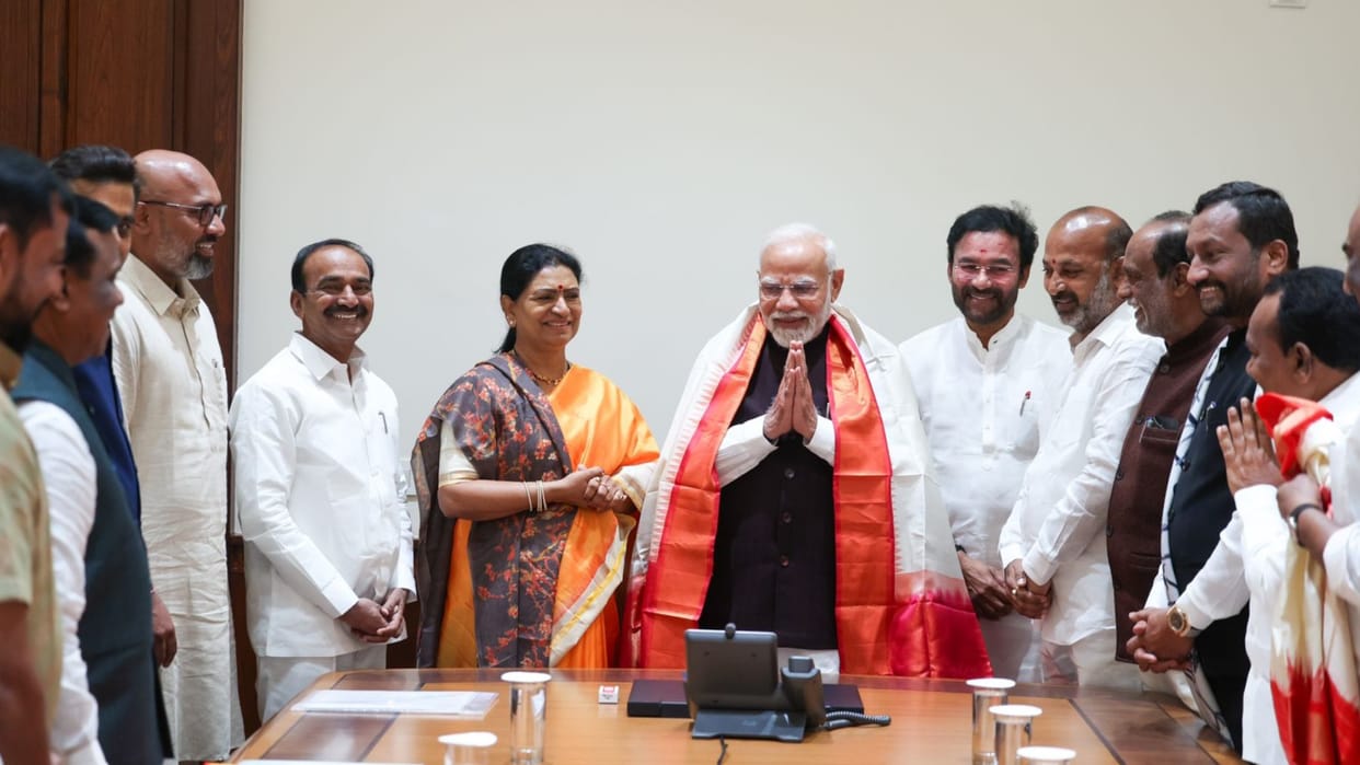 PM narendra modi says people of Telangana are already fed up with Congress