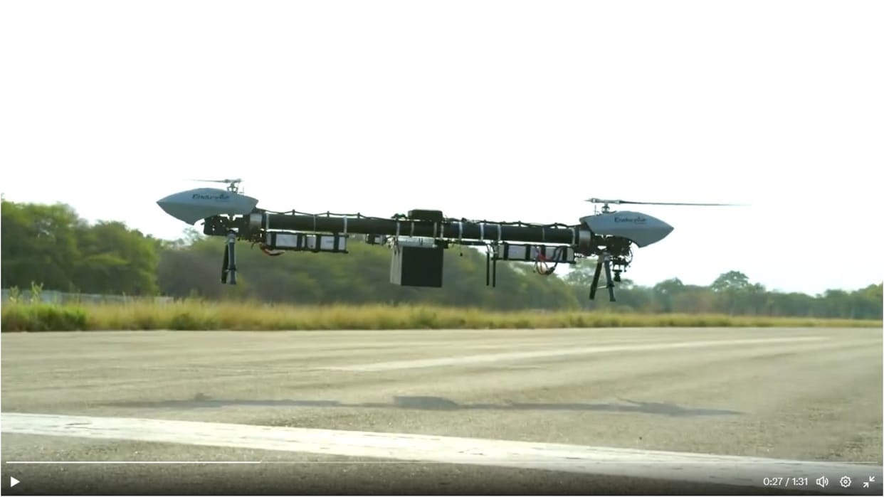 Indian Army gets electric drone Sabal-20, will supply supplies in border areas