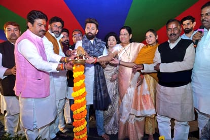 Bihar News : CM Nitish Kumar reached chirag paswan ljpr office, chetan anand with chirag paswan
