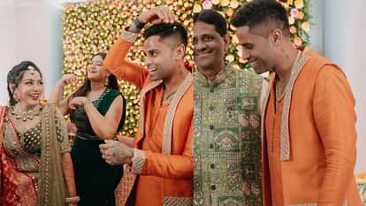 surya kumar yadav sister Dinal Yadav Mehndi celebration photos viral disprj