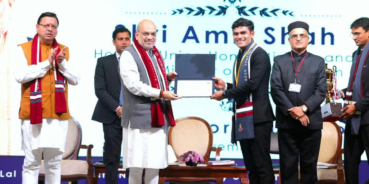 Home Minister Amit Shah Attends 99th convocation of LBS Academy Mussoorie