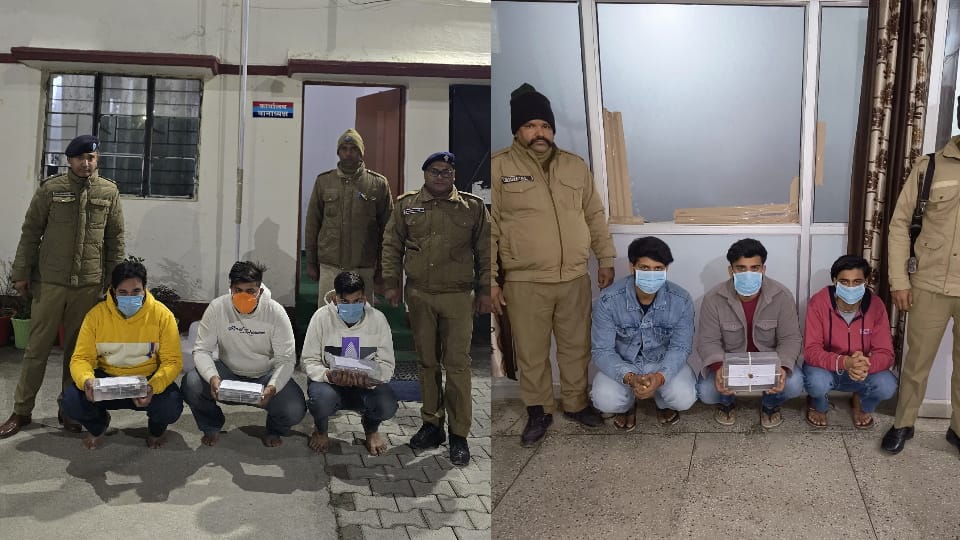 Dehradun Police stopped gang war six members of two gangs arrested along with weapons
