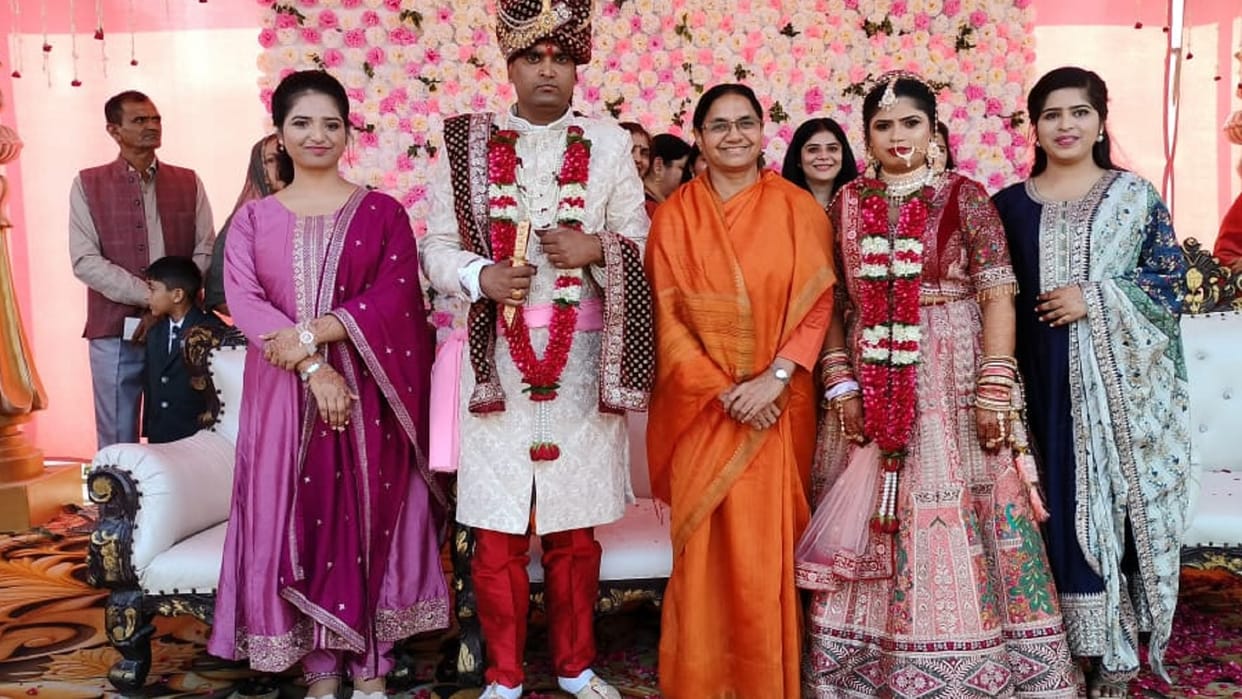 Gurukul Chotipura became support of three helpless daughters in amroha