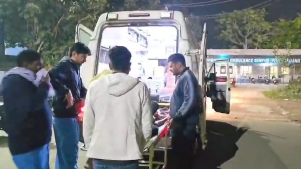 Bike rider escapes after hitting blind young men walking in Jhajjar