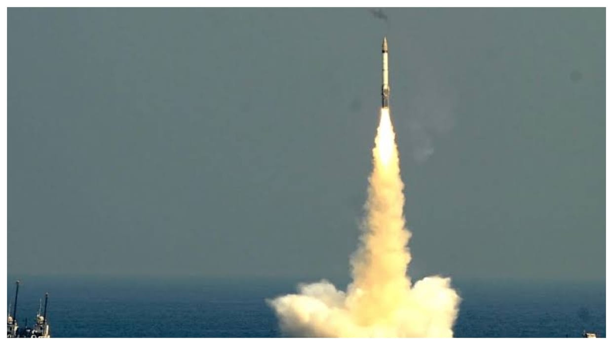Indian navy successfully test fire k 4 ballistic missile from nuclear submarine ins arighaat