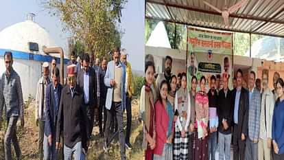 Horticulture Minister Jagat Singh Negi inspected the clusters of Bakarti and Baranda