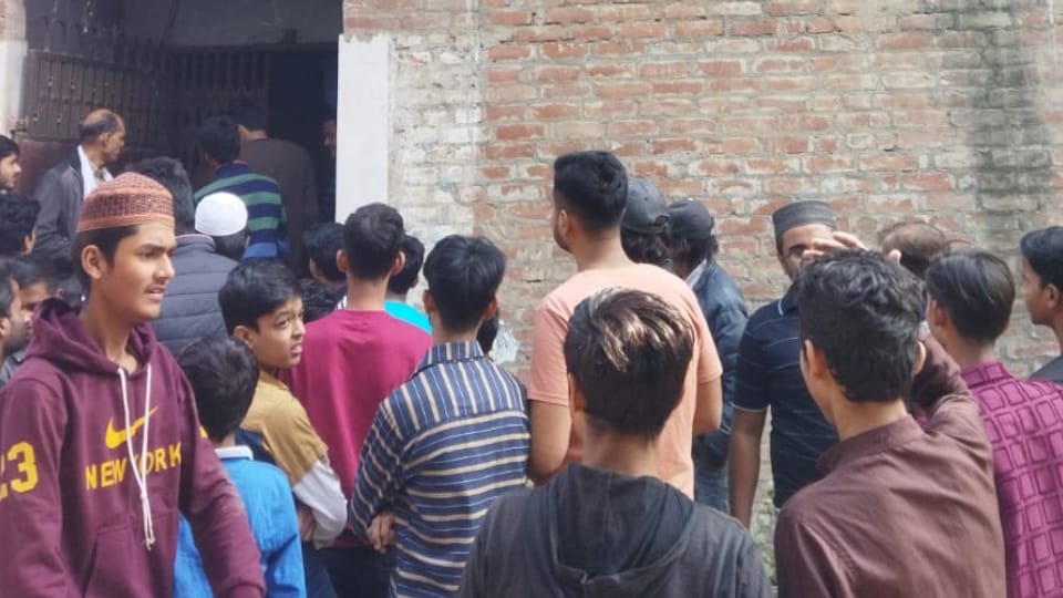 kanpur human skeleton found in madrasa date of 18th may 2023 and abcd on board in class room