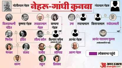 Gandhi Family Tree Rahul Priyanka Sonia Rajiv Indira Nehru Gandhi News in Hindi