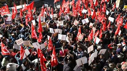 Himachal: शिमला में CPIM ने निकाली रैली, राकेश सिंघा बोले- हिंदू-मुस्लिम एकता तोड़ने वालों के देंगे कड़ा जवाब CPI(M) took out a rally from Panchayat Bhawan to Chowda Maidan