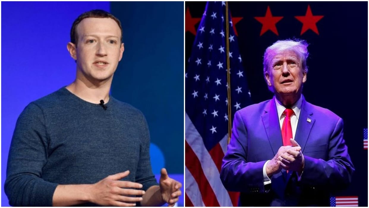Meta Chief Mark Zuckerberg dines with US President Elect Donald Trump long ban from Social Media Platform