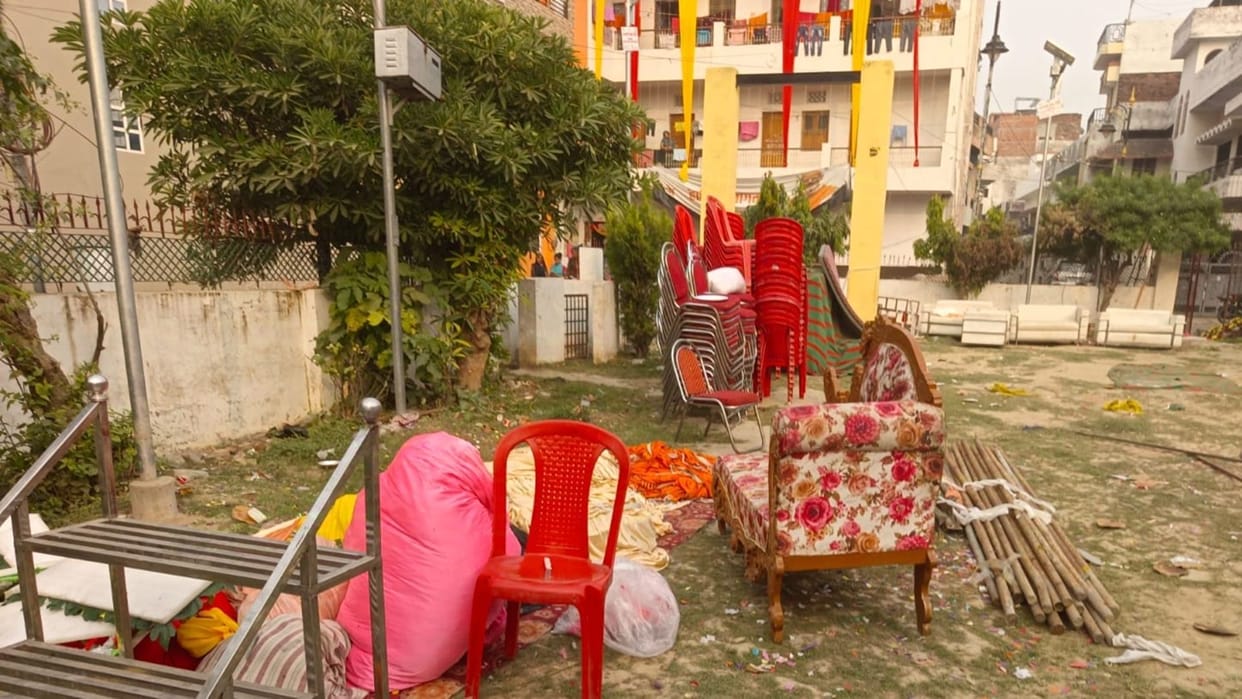Varanasi Nagar Nigam imposed fine for organizing wedding function in park
