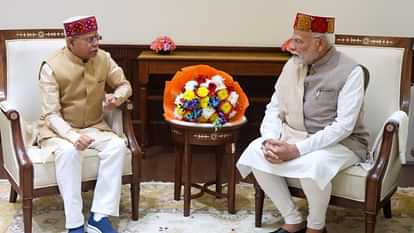 Himachal Governor Shiv Pratap Shukla met Prime Minister Modi