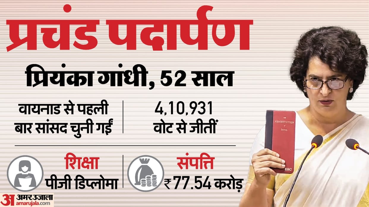 Priyanka Gandhi Vadra Oath As Lok Sabha MP Vaynad Bypoll Know Details in Hindi