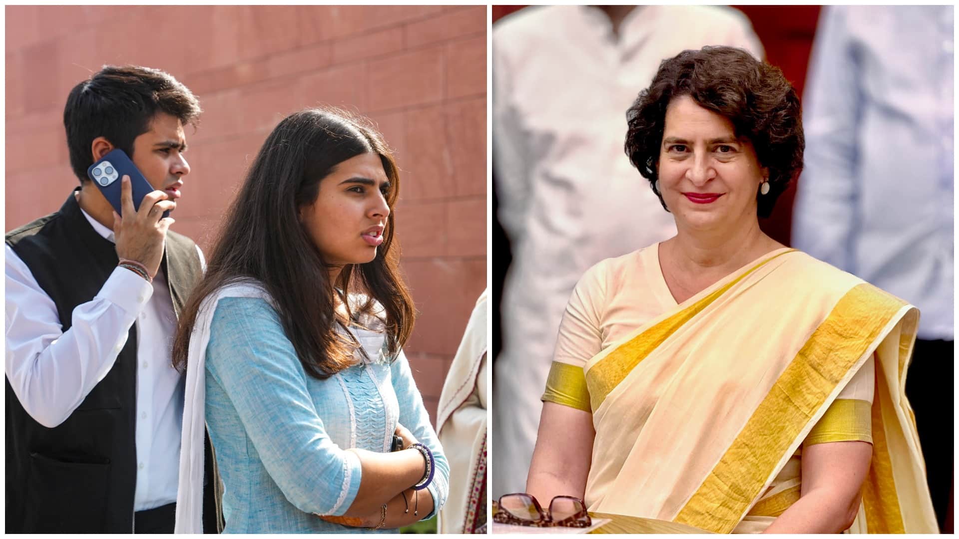 Congress leader Priyanka Gandhi Vadra took oath gandhi family news in hindi