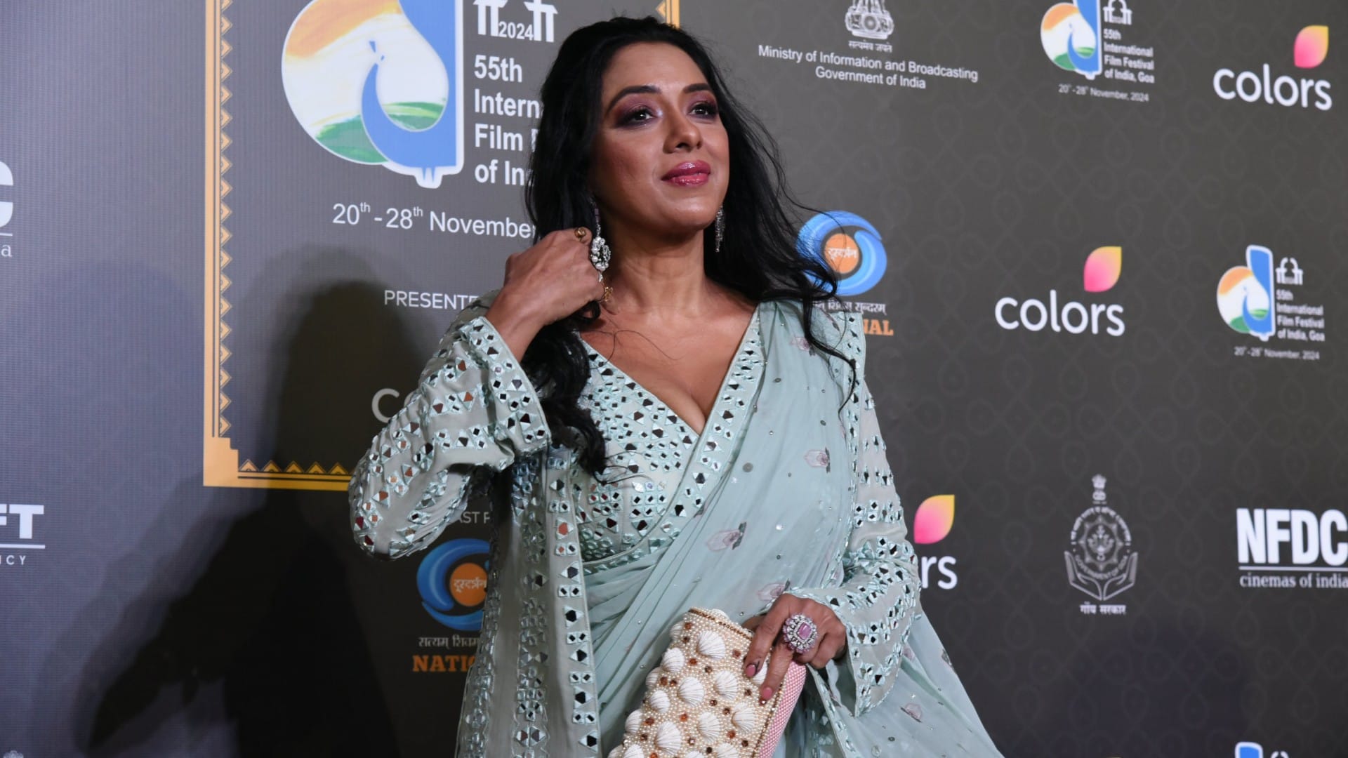 IFFI Goa 2024 From Vikrant Massey Rupali Ganguly Armaan Malik Rashmika Mandanna manoj Joshi