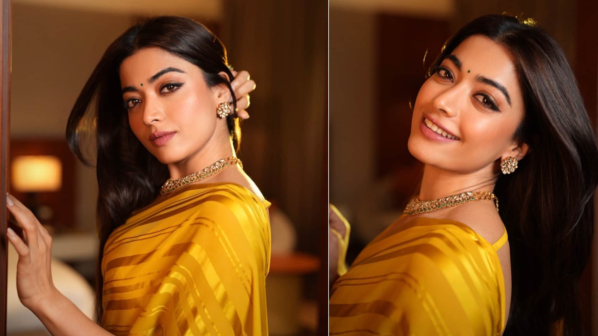 Rashmika Mandanna Dances on Saami Saami At Pushpa 2 Event Allu Arjun reaction goes viral report