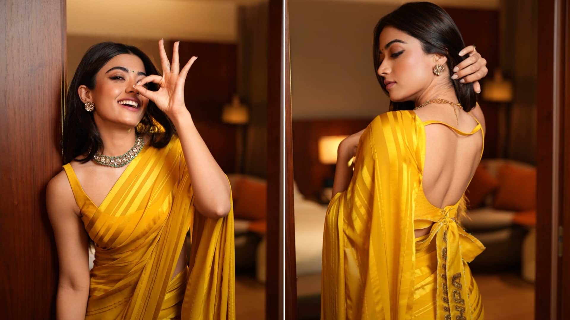 Rashmika Mandanna Dances on Saami Saami At Pushpa 2 Event Allu Arjun reaction goes viral report