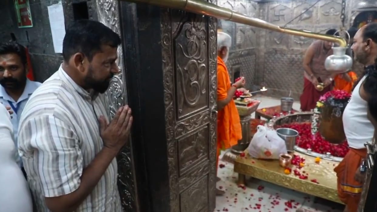 Ujjain Mahakal: T Raja Singh arrived to seek blessings of Mahakal, said a big thing about Hindu nation