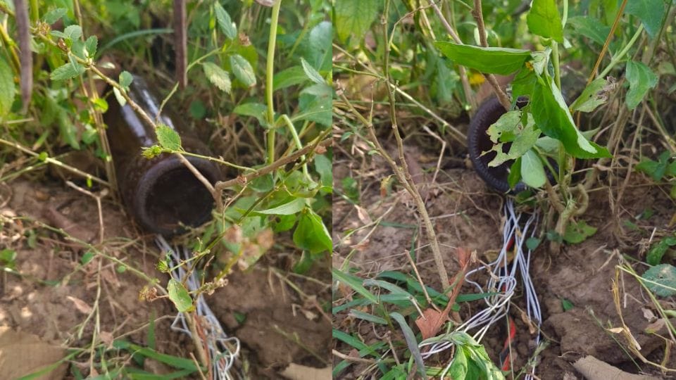 Soldiers recovered two IEDs weighing two kilos each in Bijapur