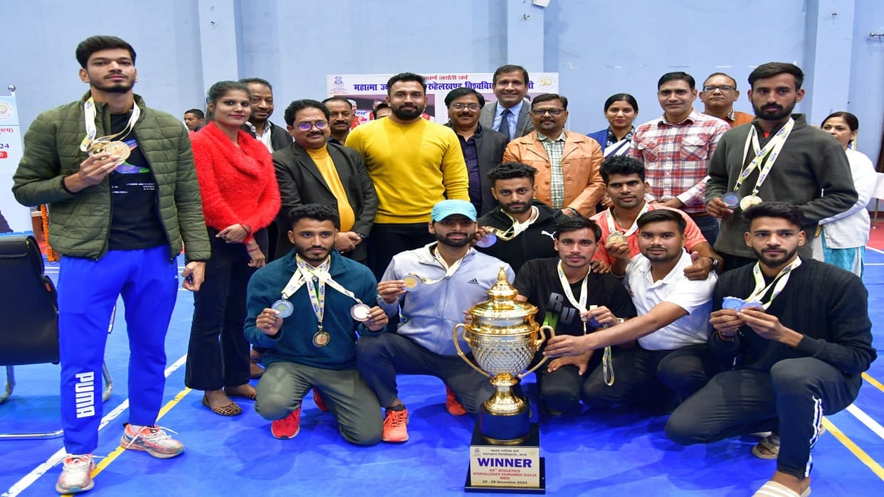JSH College Amroha team overall champion in athletics competition