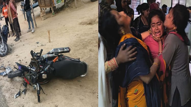 खबर शहर , Kanpur Dehat: बाइक व स्कूटी की आमने-सामने भिड़ंत, दो की मौत, परिजनों में मचा कोहराम – INA