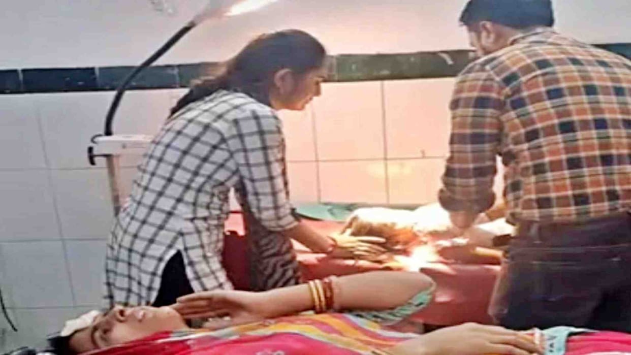 Pali News: Car accident on Pali-Jodhpur highway, husband-wife, innocent injured,