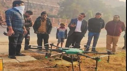 मच्छर मारने के लिए ड्रोन