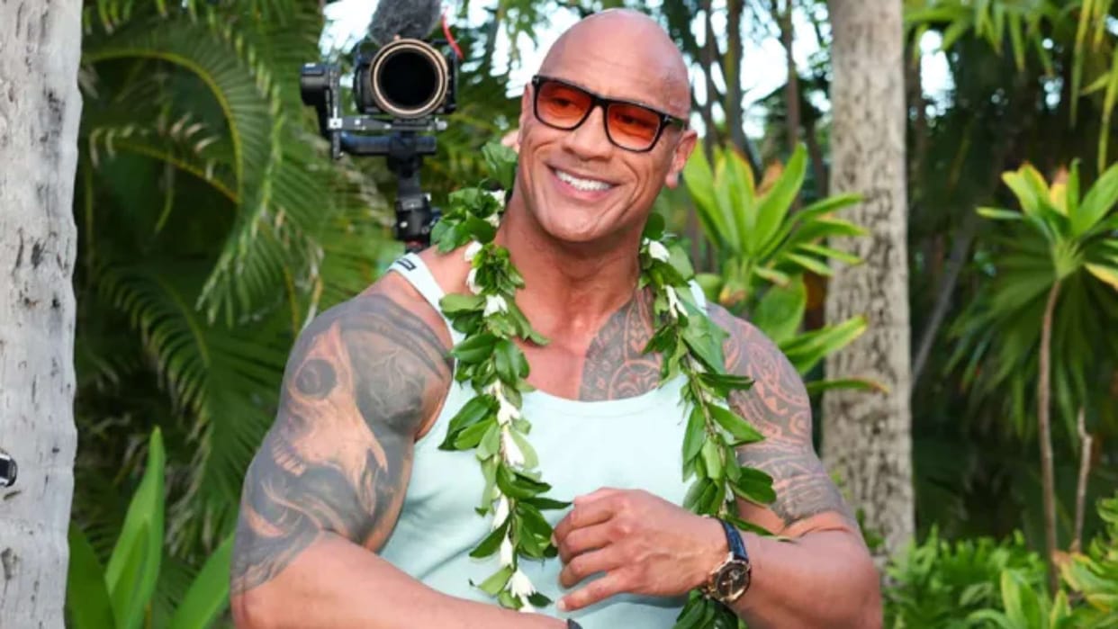 The Rock breaks silence on viral picture from Moana live action is the actor body real in film