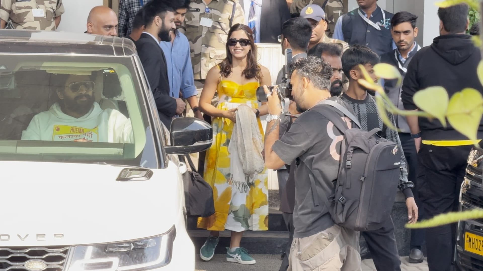 Allu Arjun Rashmika Mandanna in Mumbai to promote their upcoming film Puspha 2 The Rule release on 5 December