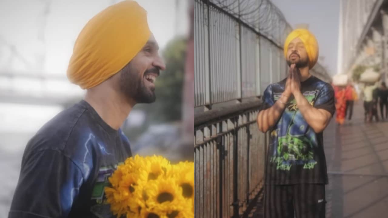 Diljit Dosanjh Reached Kolkata for Dil Luminati Tour 2024 Music concert