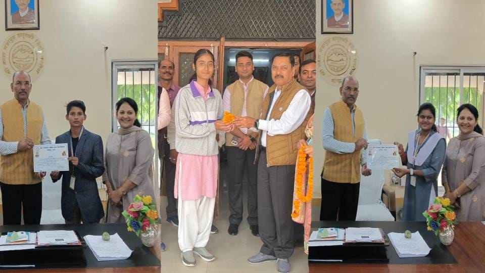 Three students of Gonda selected in competition organized at Dr. Ram Manohar Lohia Avadh University Ayodhya