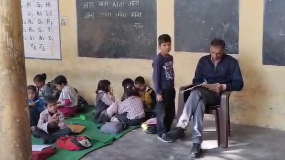 Condition of Madanpur Primary School of Panchkula