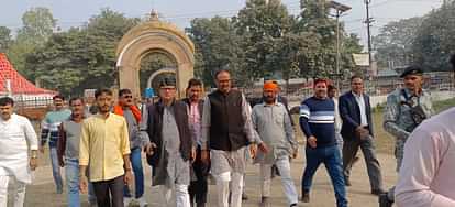 Deputy CM Brajesh Pathak inspected Kajjakpura flyover in varanasi