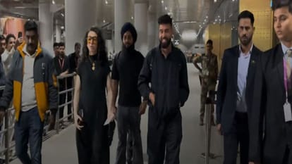 AP Dhillon arrived mumbai for The Brown print Tour show will be held mumbai delhi chandigarh