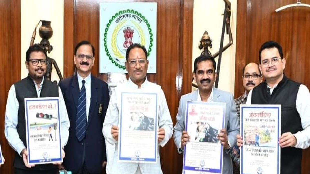 CM Sai said- road safety and traffic rules should be strictly followed in Chhattisgarh