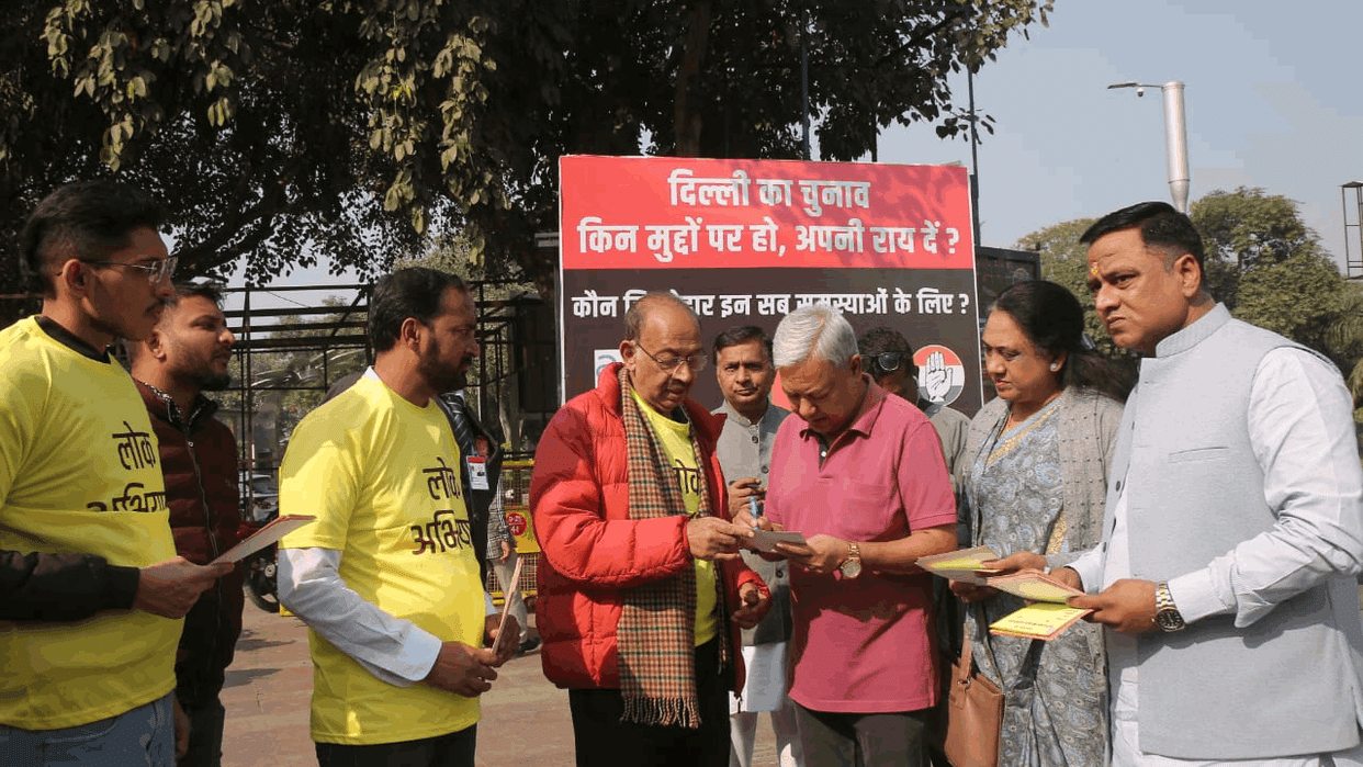 delhi election Vijay Goyal took opinion on key issues to be included in manifesto