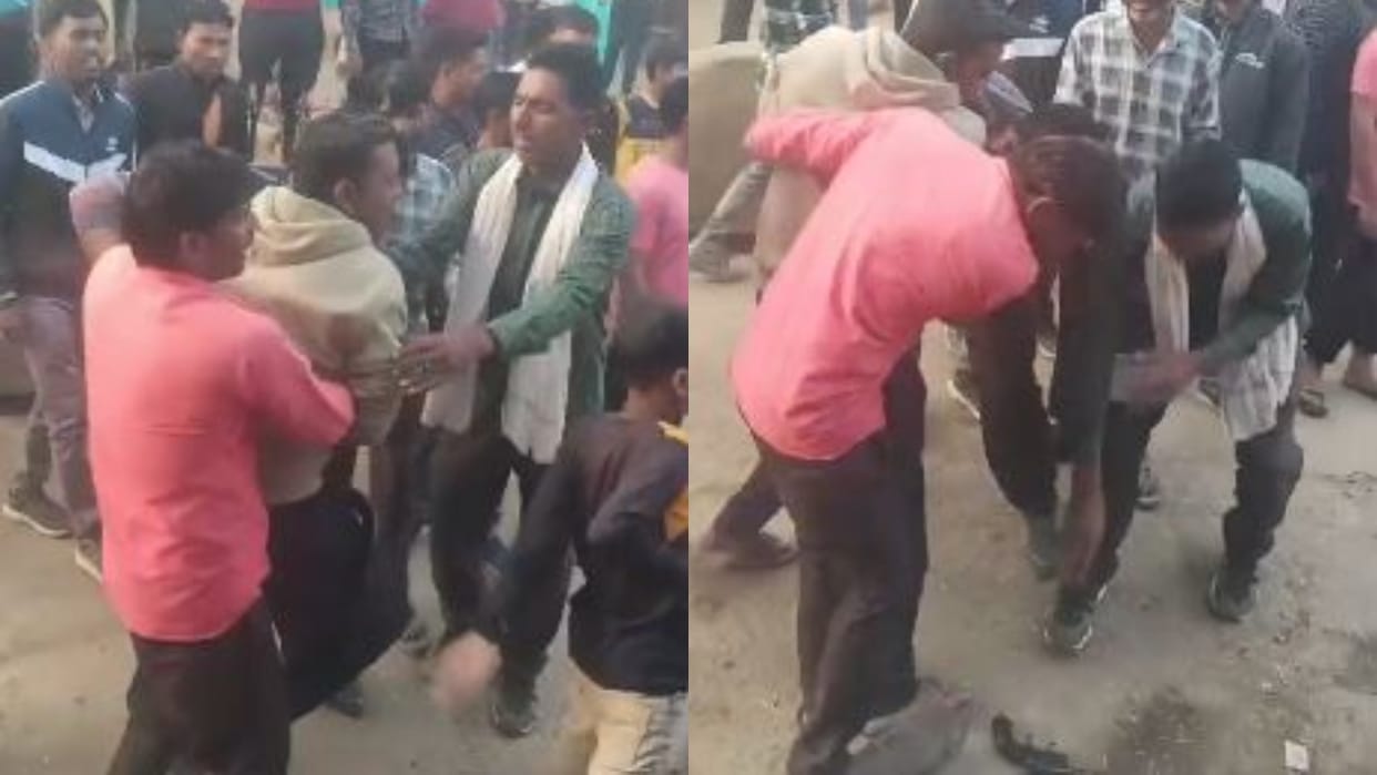 Drunk youth waved a gun in the air while baraat of scheduled caste in bareilly