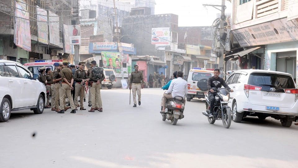 Life is getting back on track, Schools and shops are open, Police deployed tense areas, pictures of Sambhal