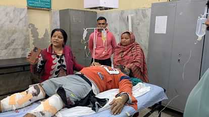 पुलिस के सामने व्यक्ति को काटा: पठानकोट में क्रशर संचालकों के गुंडों ने किया हमला, परिवार ने मांगा इंसाफ Crusher operator workers attacked on person with weapons in pathankot