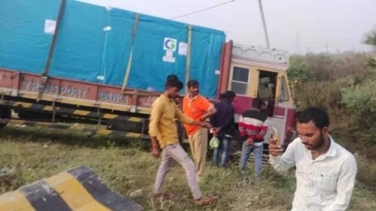 Bihar News : Truck crushes four people including three children in Aurangabad bihar police road accident news