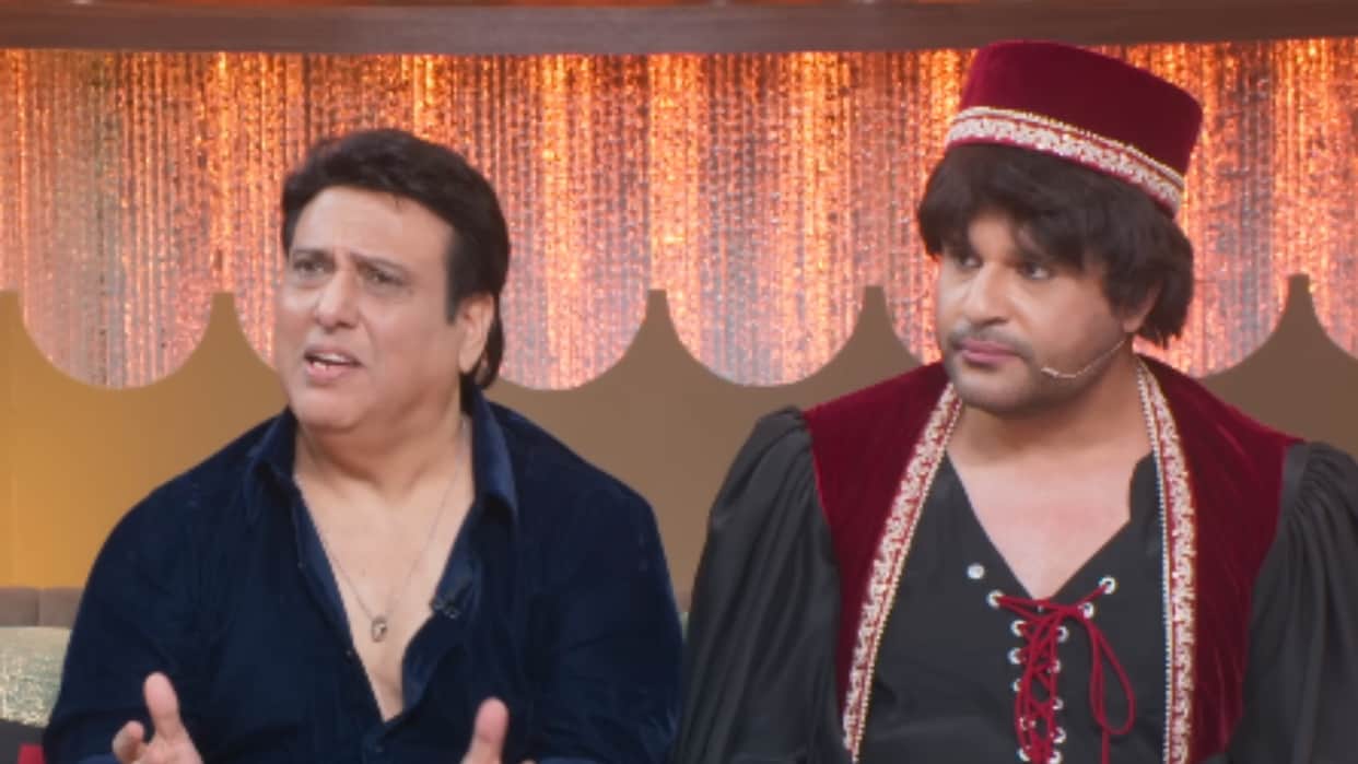 Govinda and krushna abhishek hugs together at the great indian kapil show did ends years of dispute