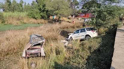 Five people died in road accident in Shravasti incident caused screaming and crying in houses