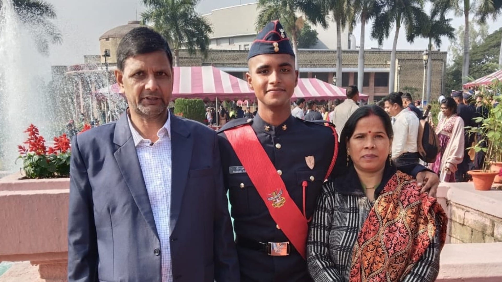 Muzaffarpur: Saurabh Raj became lieutenant; participated in passing out parade, wave of happiness in family