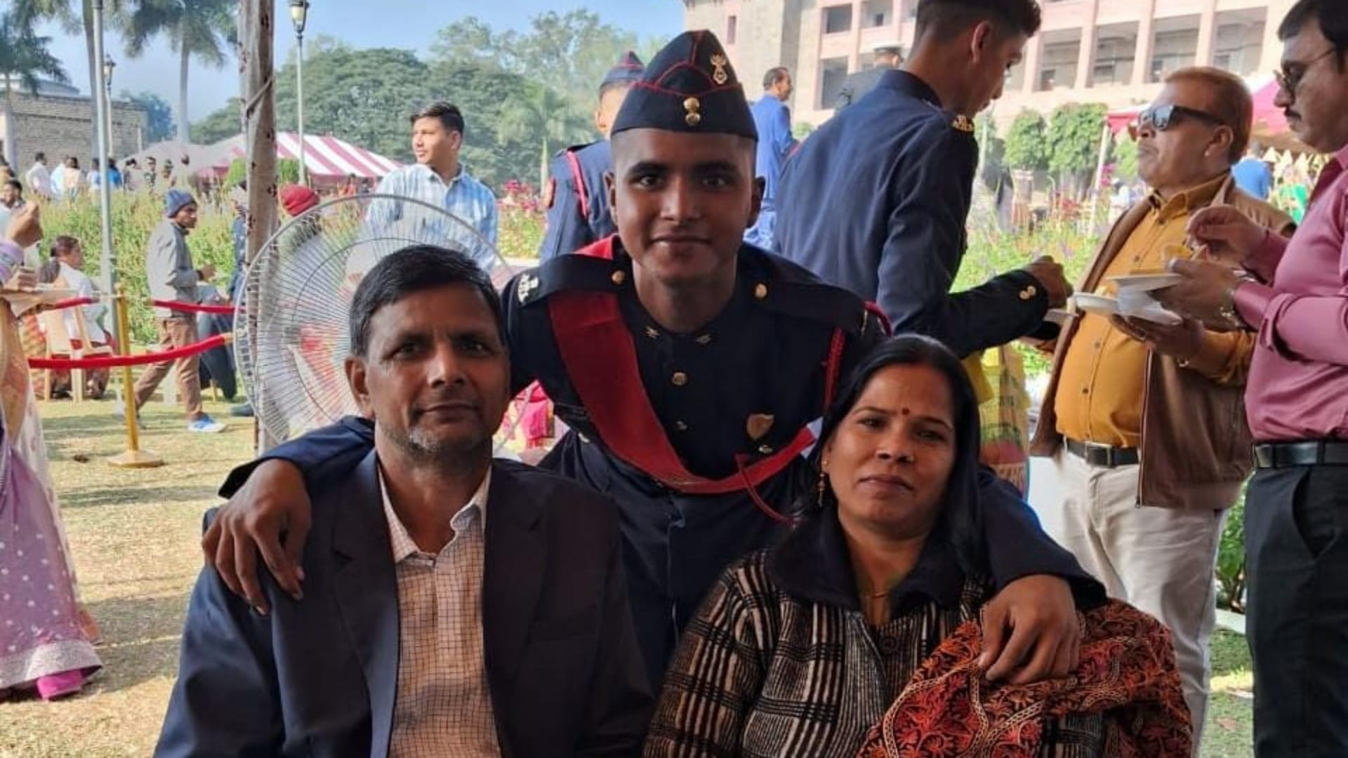 Muzaffarpur: Saurabh Raj became lieutenant; participated in passing out parade, wave of happiness in family
